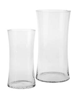 Arise Wide range miser Vază din sticlă Liam transparent 15 x 30 cm - FLORATEC - Comerţ cu ridicata  pentru produse de decoraţiuni şi accesorii florale.- Branduri la super preţ!